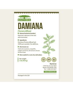 Raintree Damiana (Turnera aphrodisiaca) Powder 16 oz (1lb)