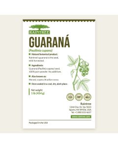 Raintree Guarana (Paullinia cupana) Powder 16 oz (1lb)