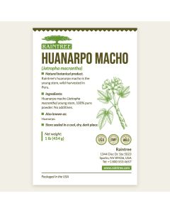 Raintree Huanarpo Macho (Jatropha macrantha) Powder 16 oz (1lb)