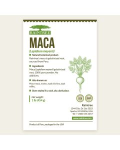 Raintree Maca (Lepidium meyenii) Powder 16 oz (1lb)