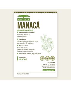 Raintree Manaca (Brunfelsia uniflora) Powder 16 oz (1lb)