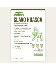 Raintree Clavo Huasca (Tynanthus panurensis) Powder 16 oz (1lb)