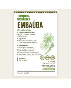 Raintree Embauba (Cecropia peltata) Powder 16 oz (1lb)