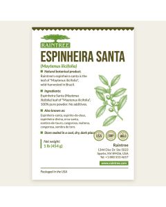 Raintree Espinheira Santa (Maytenus ilicifolia) Powder 16 oz (1lb)