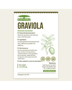 Raintree Graviola (Annona muricata) Powder 16 oz (1lb)