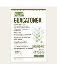 Raintree Guacatonga (Casearia sylvestris) Powder 16 oz (1lb)