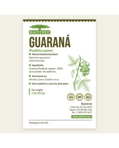 Raintree Guarana (Paullinia cupana) Powder 16 oz (1lb)
