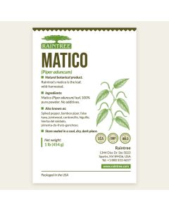 Raintree Matico (Piper aduncum) Powder 16 oz (1lb)