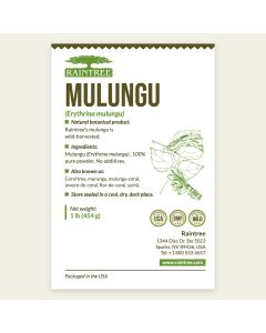Raintree Mulungu (Erythrina mulungu) Powder 16 oz (1lb) 