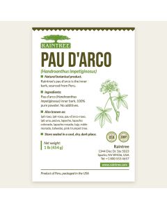 Raintree Pau d'arco (Tabebuia impetiginosa) Powder 16 oz (1lb)